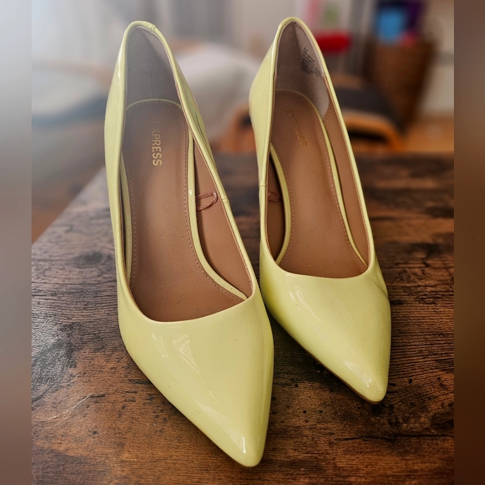 Express lime heels